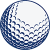 Golf Ball Vector Image